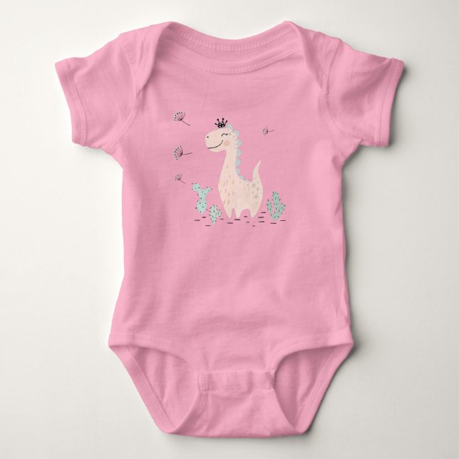 Little Dino Delight T Shirt (Framsida)