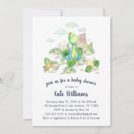 Little Dinosaur Baby Shower-inbjudan Inbjudningar