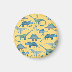 Little Dinosaurs Gult Magnet