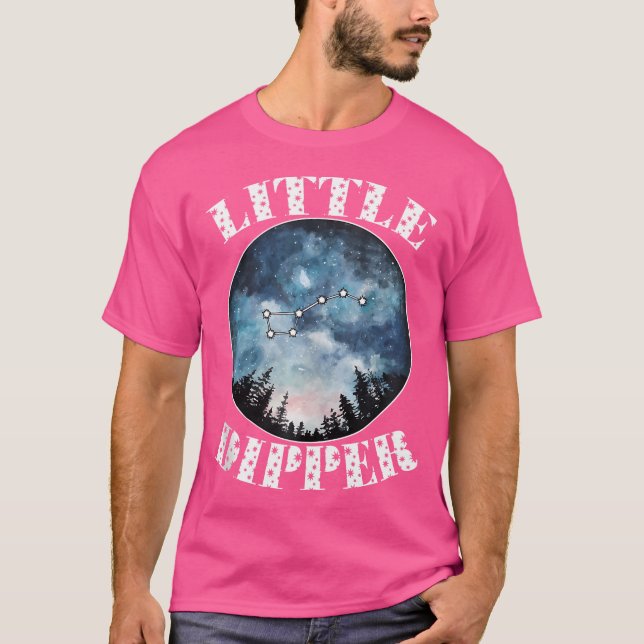 Little Dipper Stars Constellation Himmel Astronomy T Shirt (Framsida)
