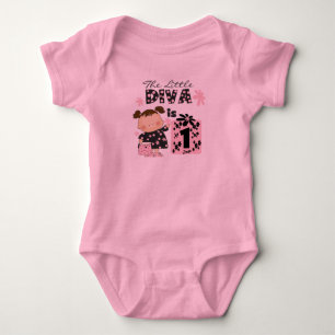 Little Diva 1:a födelsedag Tshirts och Gifts