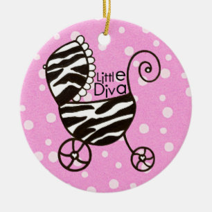 "Little Diva" för att anpassa - Ornament