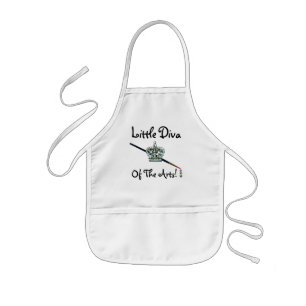 "Little Diva of the Arts!" Bards' Apron Barnförkläde