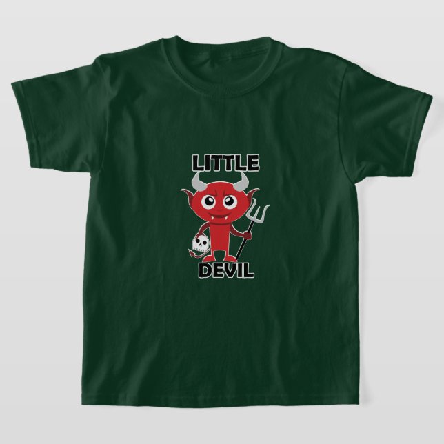 Little Djävulen - Girls Basic T-Shirt (Laydown)