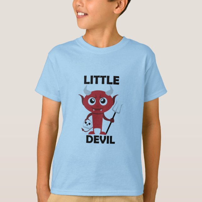 Little Djävulen - Kids Basic T-Shirt (Framsida)