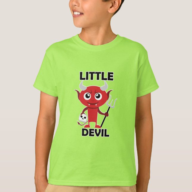 Little Djävulen - Kids Basic T-Shirt (Framsida)
