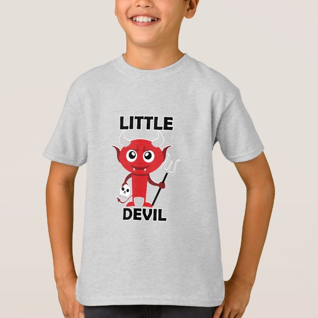 Little Djävulen - Kids Basic T-Shirt (Framsida)