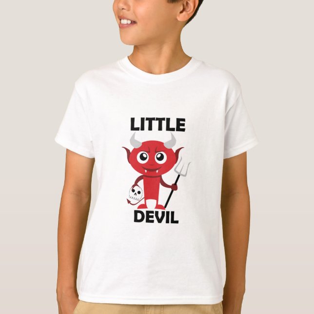 Little Djävulen - Kids Basic T-Shirt (Framsida)