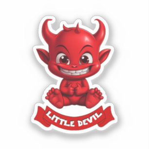 Little Djävulen Klistermärken