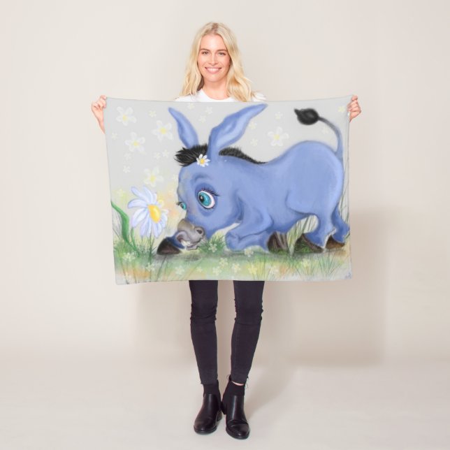 Little Donkey Baby Fleece Blanket (På plats)