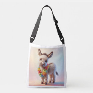Little Donkey Image Tote Axelväska