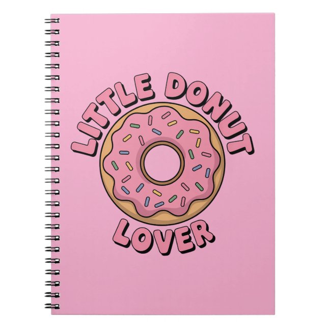 Little Donut Älskare | Barn Anteckningsbok (Framsidan)