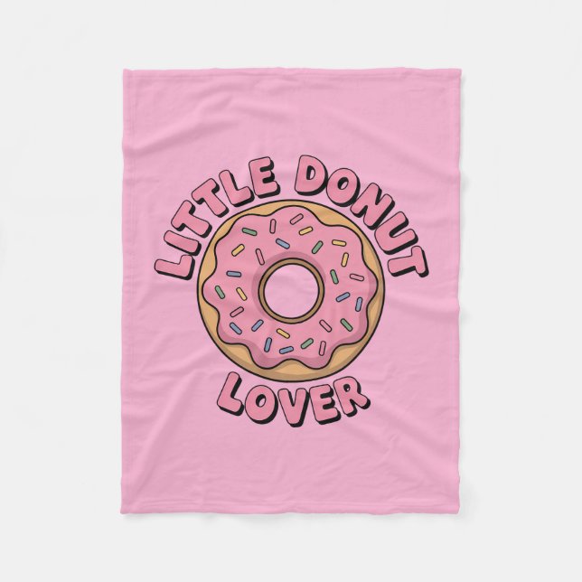 Little Donut Älskare | Barn Fleecefilt (Framsidan)