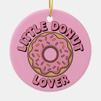 Little Donut Älskare | Barn Julgransprydnad Keramik