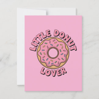 Little Donut Älskare | Barn Vykort