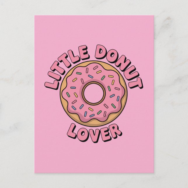 Little Donut Älskare | Barn Vykort (Framsida)