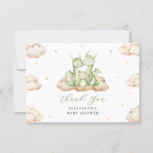 Little Dragon Baby Shower Tack Kort