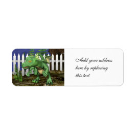 Little Dragon Returadress Etikett