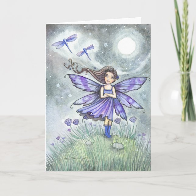 Little Dreamer Fairy Greeting Card Kort (Framsida)