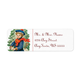 Little Drummer Boy-Adressetiketter Returadress Etikett