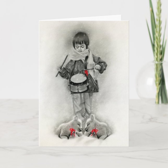 Little drummer Boy Card Helgkort (Framsida)
