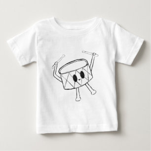 Little Drummer Boy Drum Sketch T Shirt