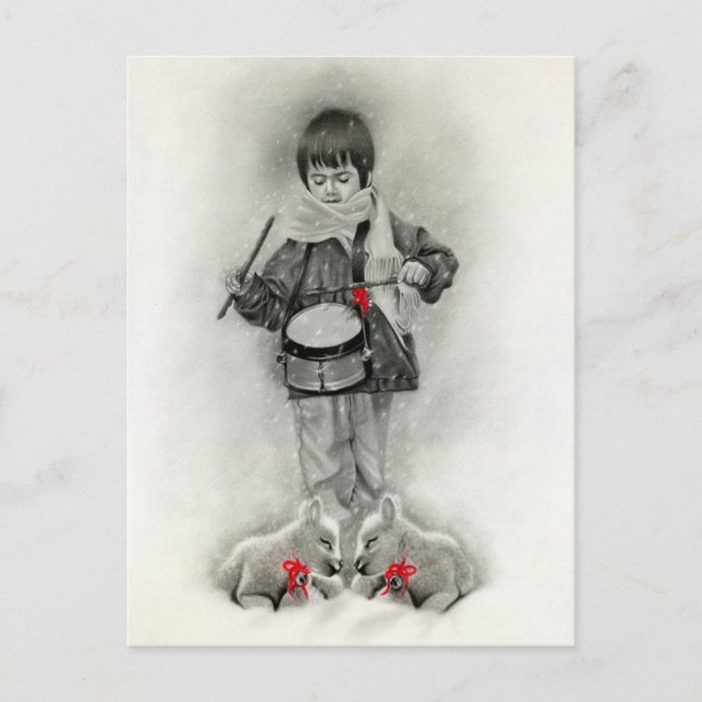 Little Drummer Boy Postcard Vykort (Framsida)