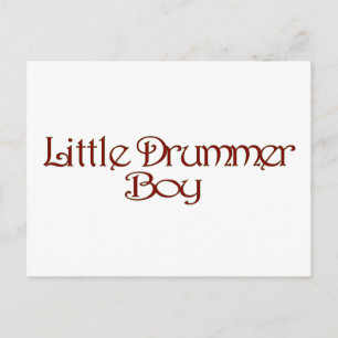 Little Drummer Boy Vykort