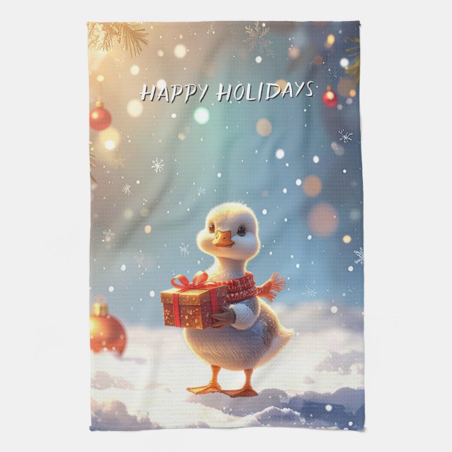 Little Duck Holiday Kitchen Towel Kökshandduk (Vertikal)