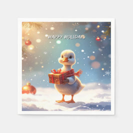 Little Duck Holiday Napkin Pappersservett