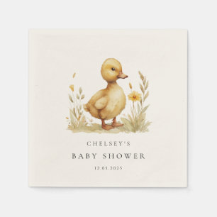 Little Duckling Baby Shower Pappersservett