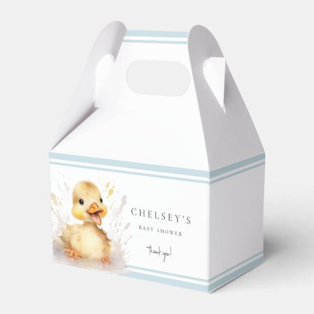 Little Duckling Baby Shower Presentaskar (Framsidan Sidan)