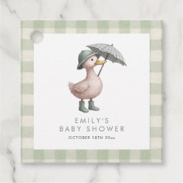 Little Duckling Gender Neutral Baby Shower Gåvor Etiketter