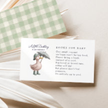 Little Duckling Grönt Bokar for Baby Shower