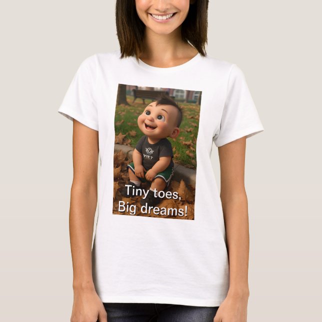 Little Dude Series 7 - #10 Kvinnor t-shirt (Framsida)