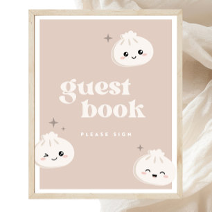 Little Dumpling Bao Dim Sum Guest Bok Sign Poster