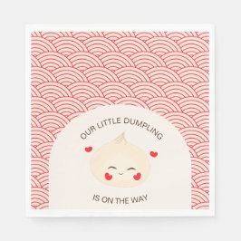 Little Dumpling Dim Sum Baby Shower Pappersservett