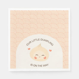 Little Dumpling Dim Sum Baby Shower Pappersservett