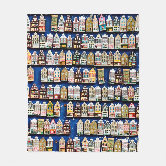 Little Dutch souvenirs and gifts - shoes windmills Fleecefilt (Framsidan)