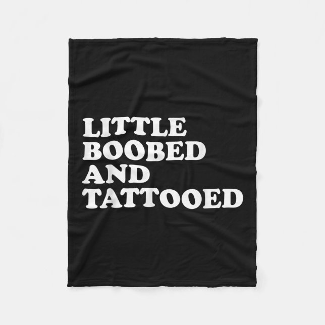 Little Ed och Tattooed - Tattoo Fleecefilt (Framsidan)