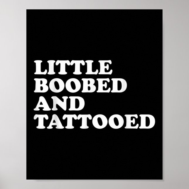 Little Ed och Tattooed - Tattoo Poster (Framsidan)