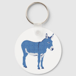 Little Eddie Donkey's Not Verkligen Blue Nyckelring