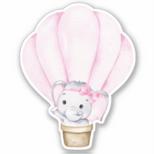 Little Elephant Cute Animal Sticker Klistermärken