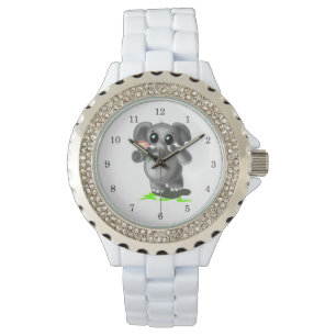 Little Elephant med Flower Watch Gift Armbandsur