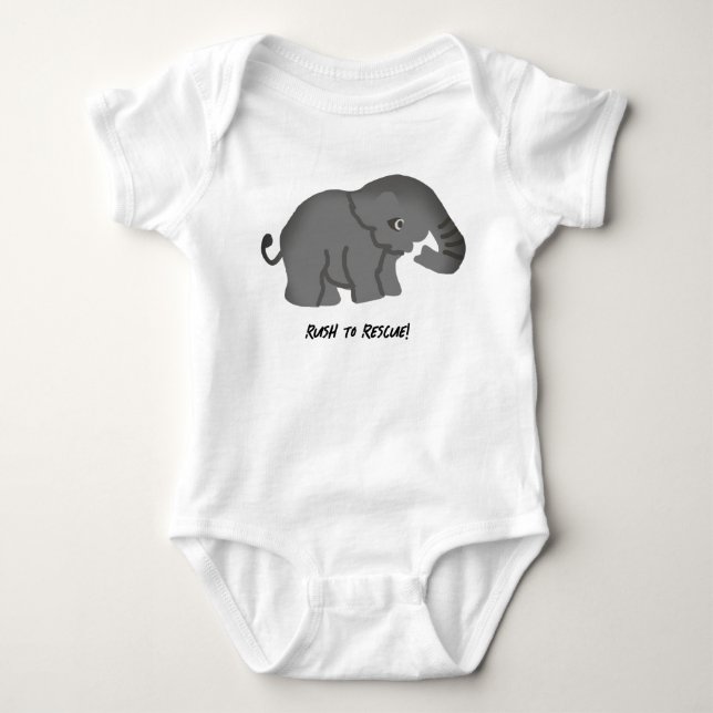 Little Elephant T Shirt (Framsida)