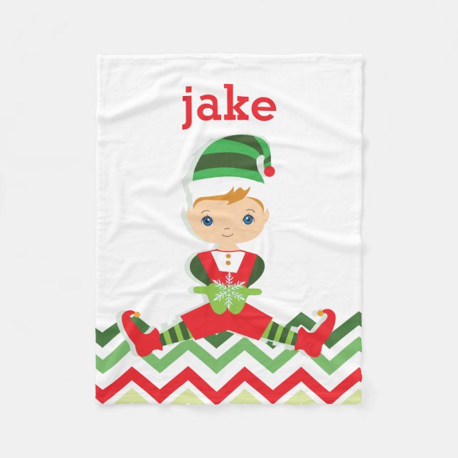 Little Elf | Jul Blanket Fleecefilt (Framsidan)