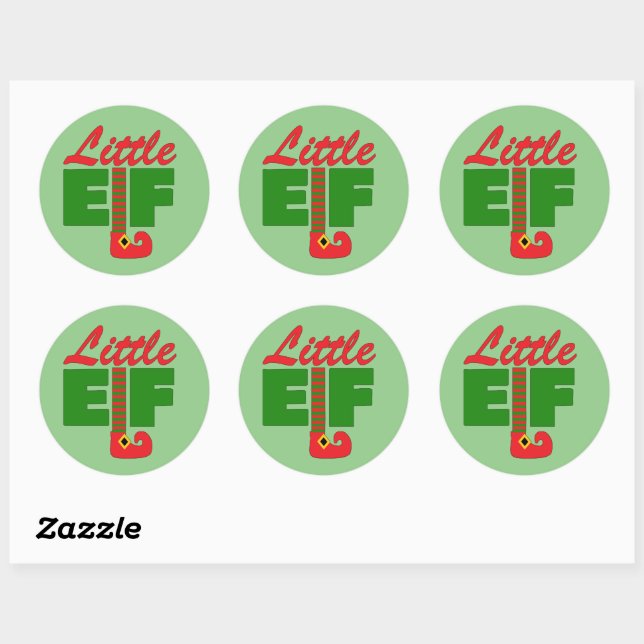 Little Elf Runt Klistermärke (Ark)