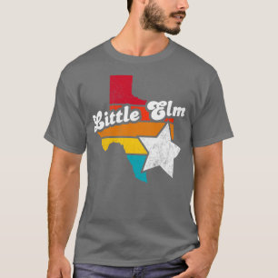 Little Elm Texas Vintage Distress Souvenir 2 T Shirt
