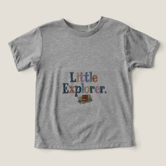 Little Explorer Äventyr Tee (Design Framsida)