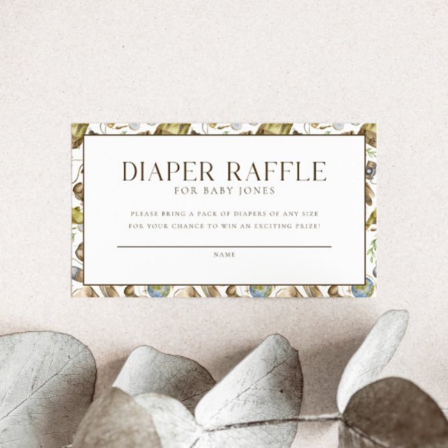 Little Explorer Diaper Raffle-spel Tilläggskort (Skapare uppladdad)